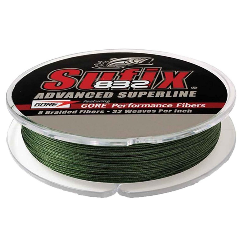 SUFFIX 832 BRAID 30# 150YDS,LOW-VIS GREEN